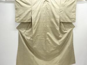 アンティーク　絣柄織り出し手織り紬着物